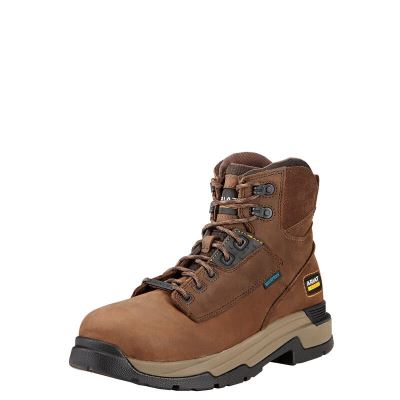 Ariat Work: MasterGrip 6" Waterproof Composite Toe Zapatos de Seguridad Hombre - Marrones (IDMFZ1205